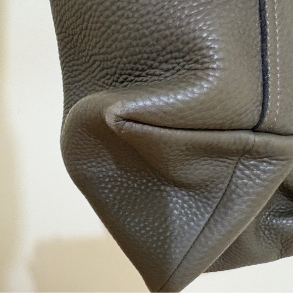 Madewell Gray Pebbled Leather TransportTote - Picture 4 of 9